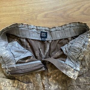 BDG Urban Outfitters Tan Acid Wash Cargo Pants